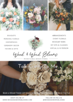 wood flower arrangements and weddings