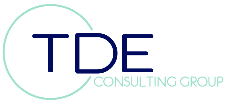 TDE Consulting Group Logo CMYK NAVY LIGHT BLUE 1