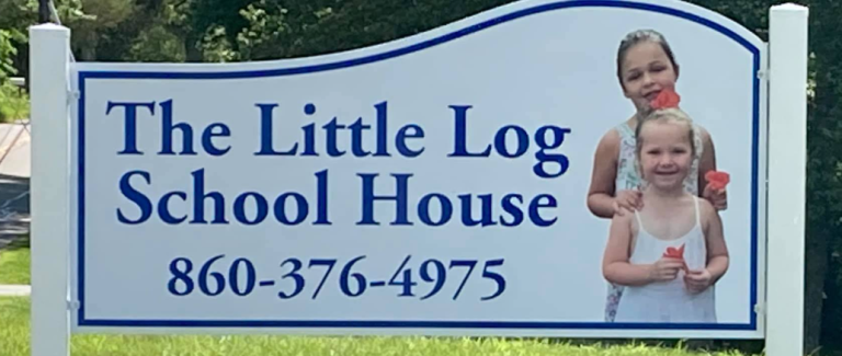 The Little Log School House 1 768x325