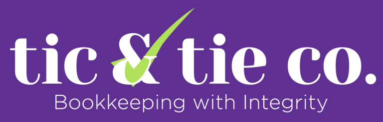 TicandTie Logo Purple Background 050620 01 768x246