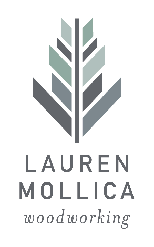 Lauren Mollica Woodworking logo fullcolor
